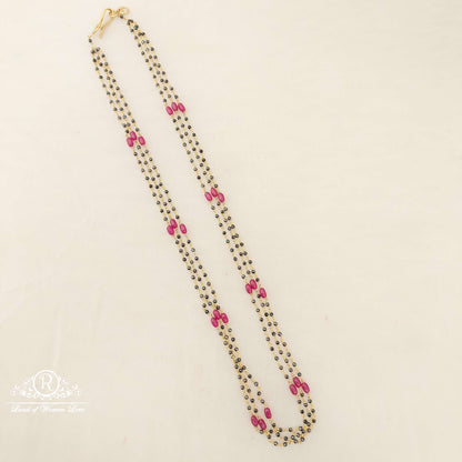 Silver Cristal Black Beads-H076