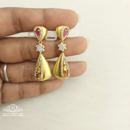 Silver CZ- Necklace With Earrings-C103C109