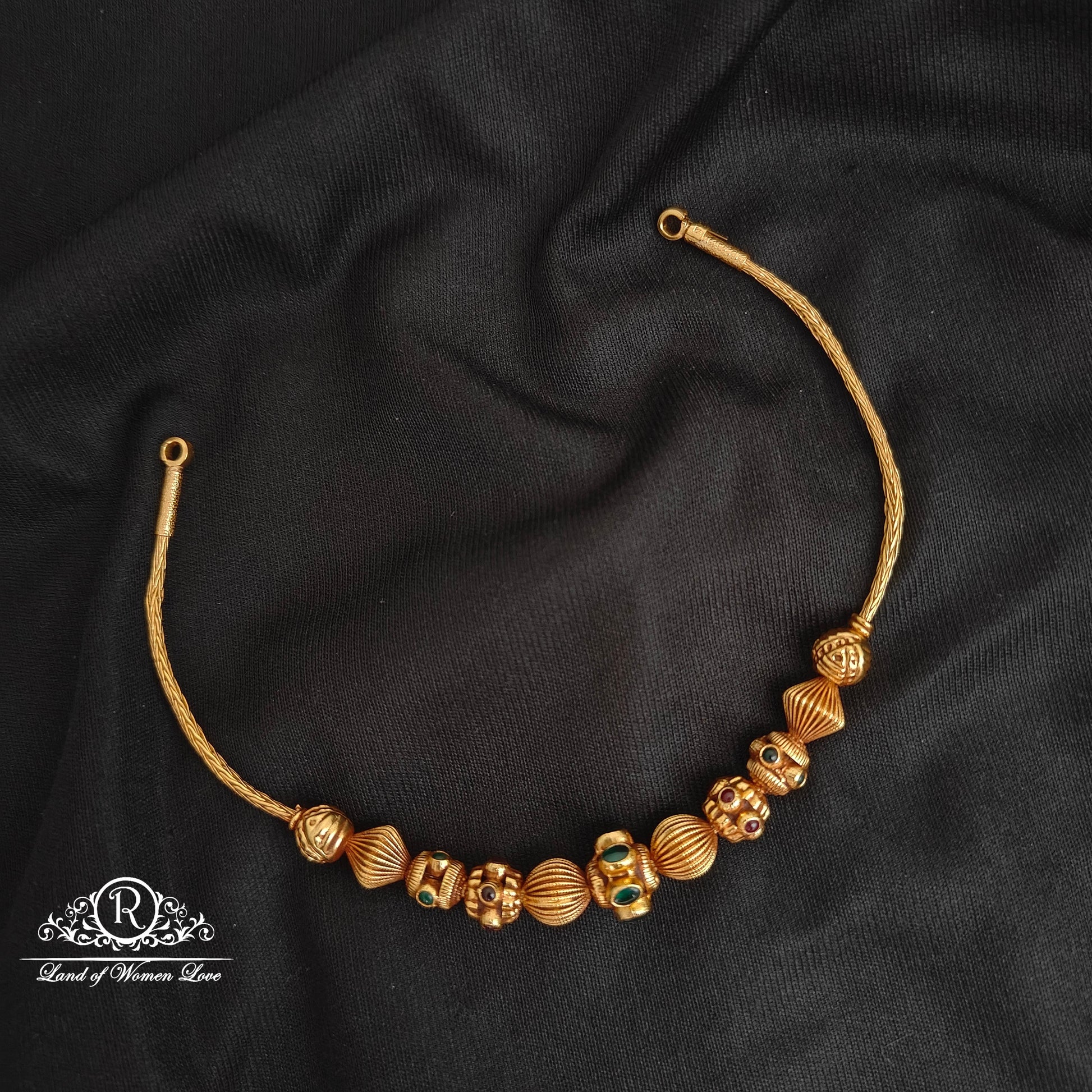 necklace 92.5 silver gundla mala design necklace-rcjr822 92.5 silver ramala jewelry / ramala collections