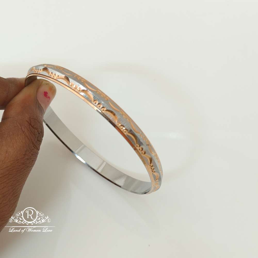 Silver Gents Kada Design-RCH591