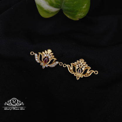 Silver White Stones Basikam Designs-H117