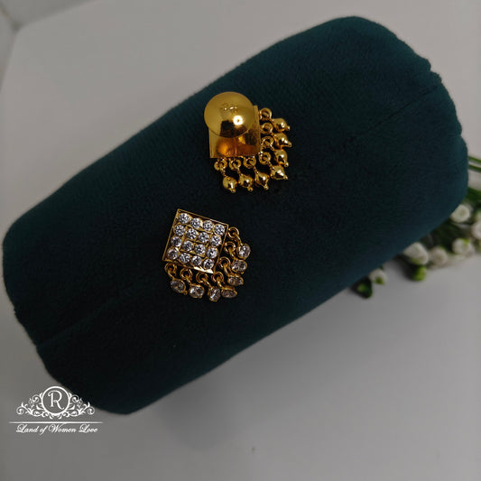 92.5 Silver CZ-'s Earrings-RCK255