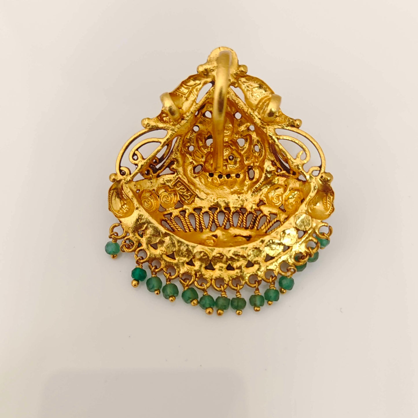 Silver Lakshmidevi Pendant Design-RCJR589