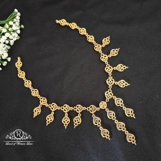 Silver Cute and beautiful stone pendant necklace -RCDS0443