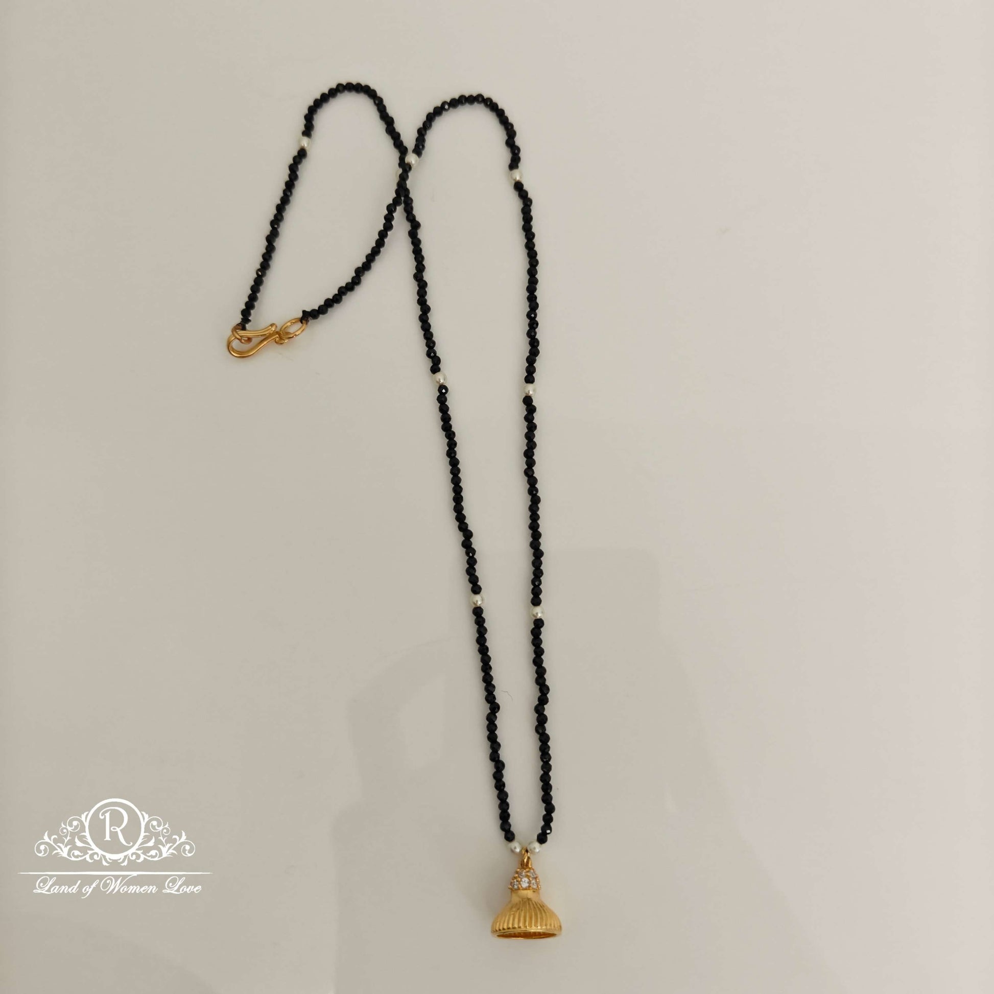 jhumka crystals silver black beads-rch599 92.5 silver ramala jewelry / ramala collections