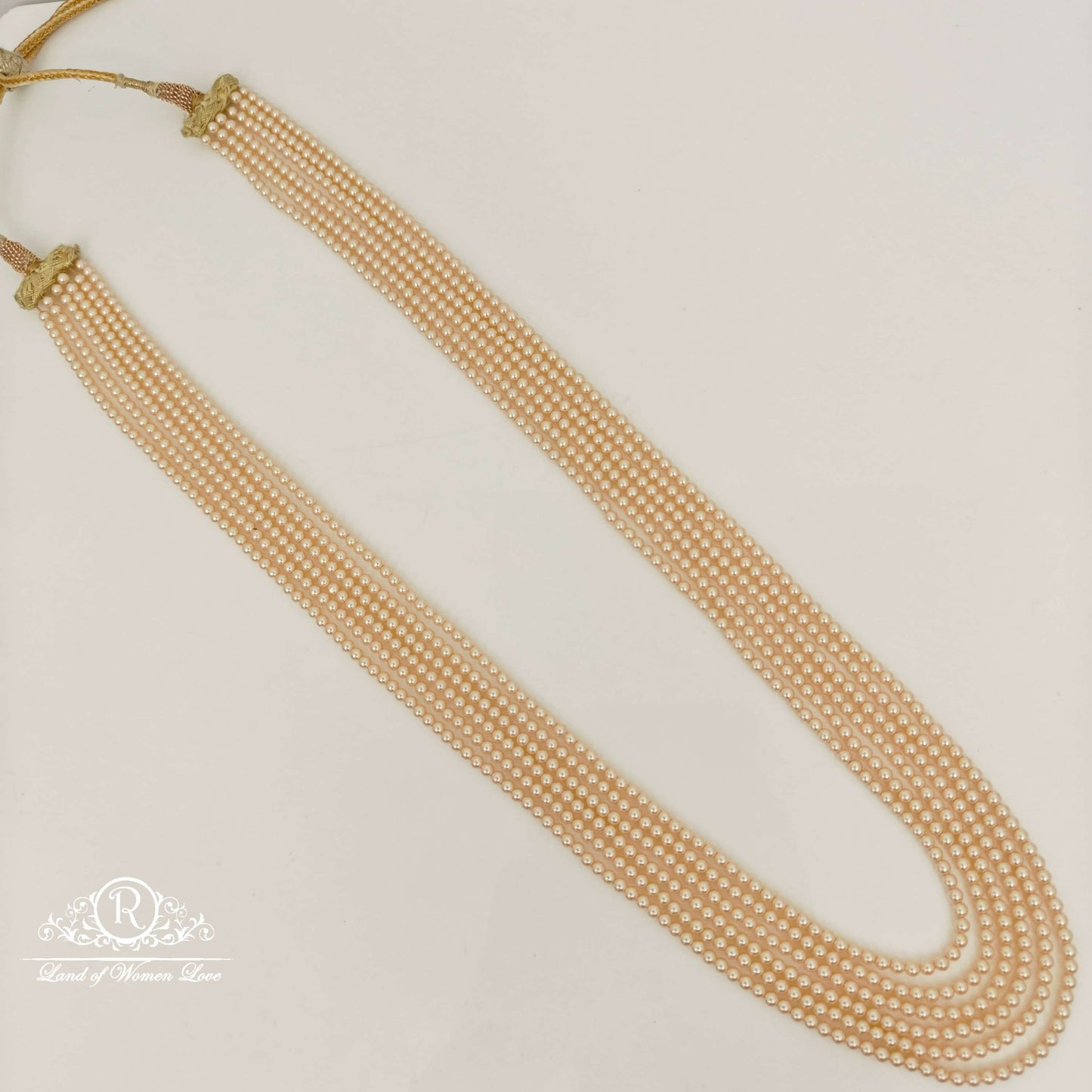 6 lines pearls mala-rcmj211 92.5 silver ramala jewelry / ramala collections