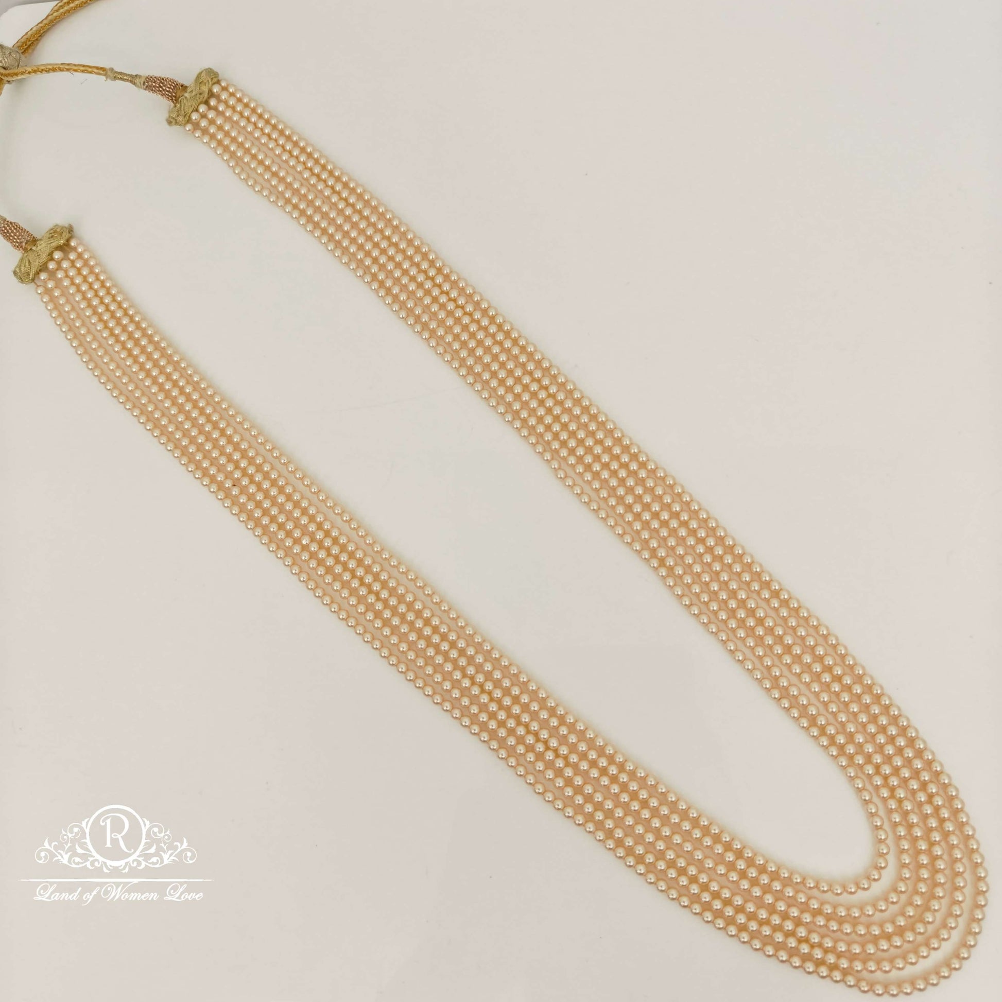 6 lines pearls mala-rcmj211 92.5 silver ramala jewelry / ramala collections