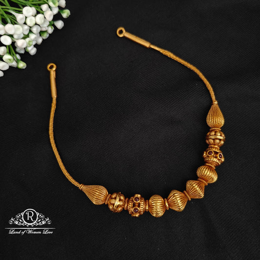 necklace 92.5 silver simple and cute nakshi finishing necklace with nakshi balls-rcp154 92.5 silver ramala jewelry / ramala collections