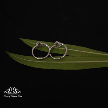 Rose gold Silver Toe Rings-RCT318