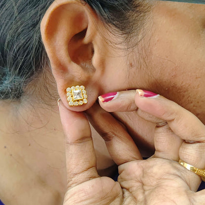 Silver earrings -RCM682