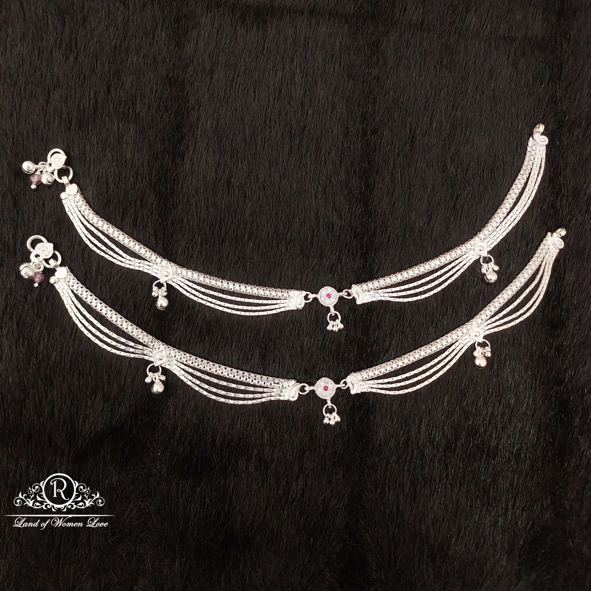 silver anklets-ss30 92.5 silver ramala jewelry / ramala collections