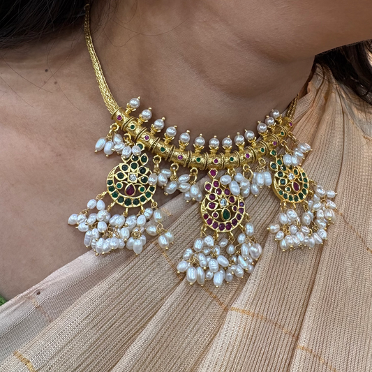 earrings 92.5 silver simple and cute necklace with earrings set -rccp395rc85-70cp04 92.5 silver ramala jewelry / ramala collections