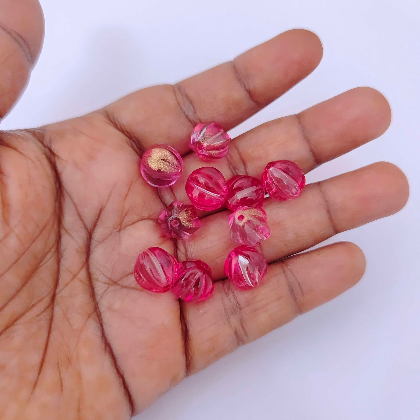 Glass pumpkin Beads collection -RCMJ85-12