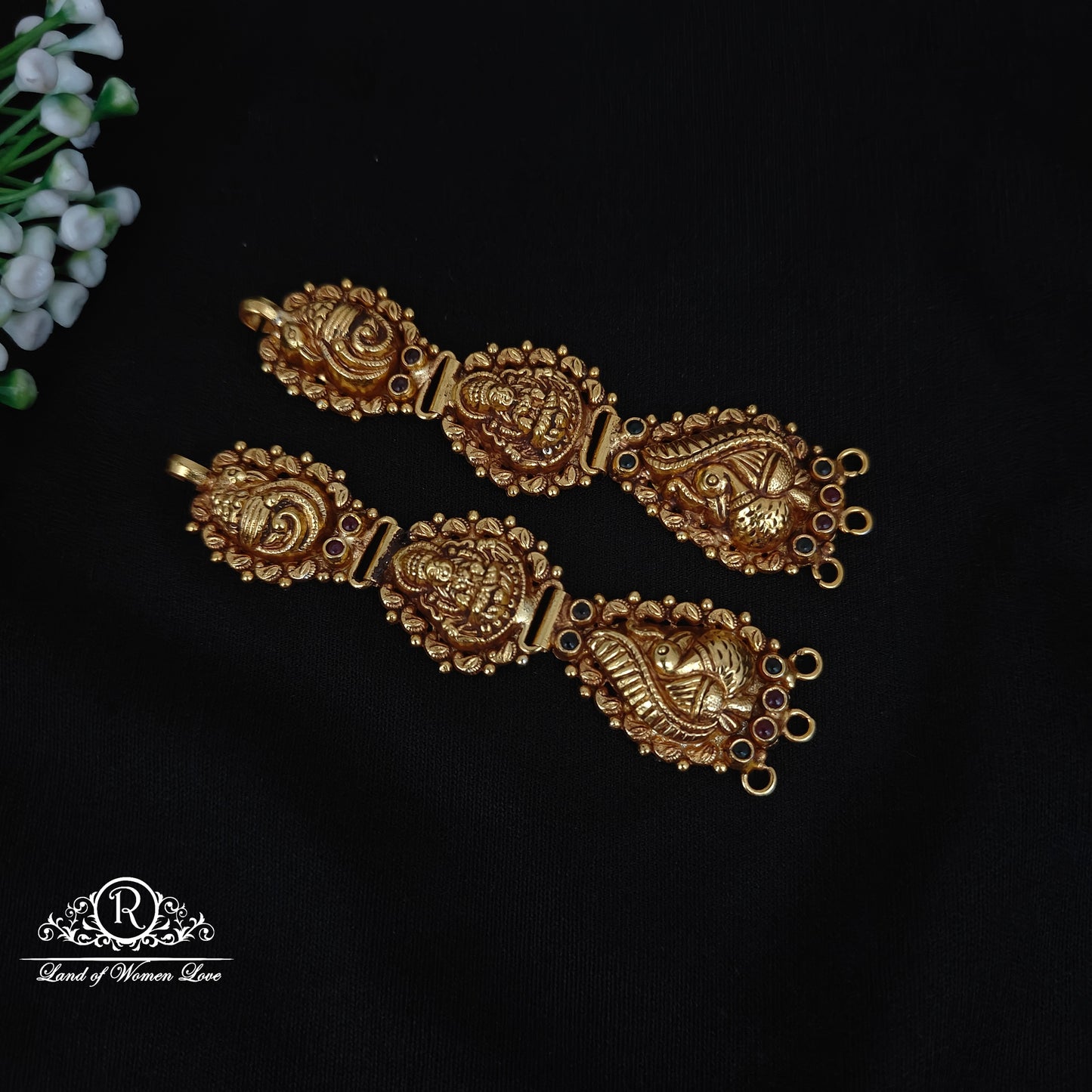 92.5 silver simple and cute side locket - rcjr972 92.5 silver ramala jewelry / ramala collections