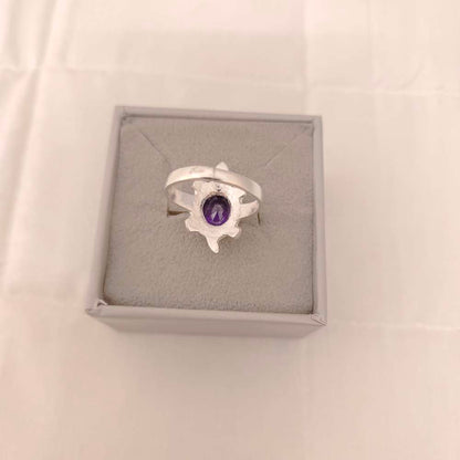 Silver Kubera Design Finger Ring-RCA056