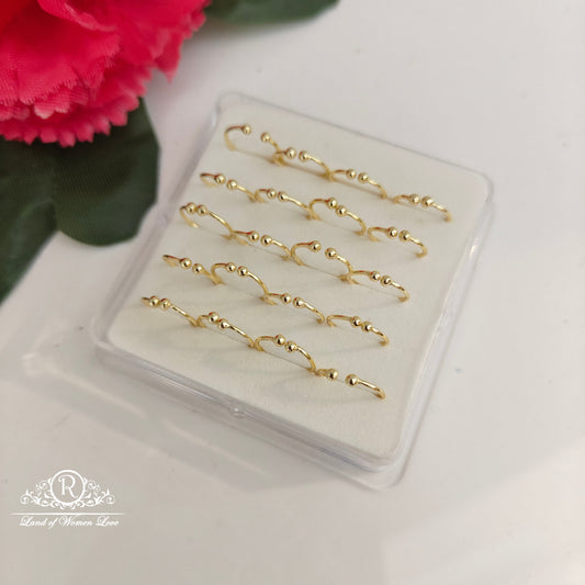 92.5 silver simple and cute nose pins come second top - rchs44 92.5 silver ramala jewelry / ramala collections