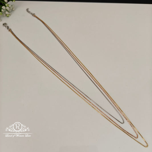 chain 92.5 silver imported italian 3 tone chain-rcra128 92.5 silver ramala jewelry / ramala collections