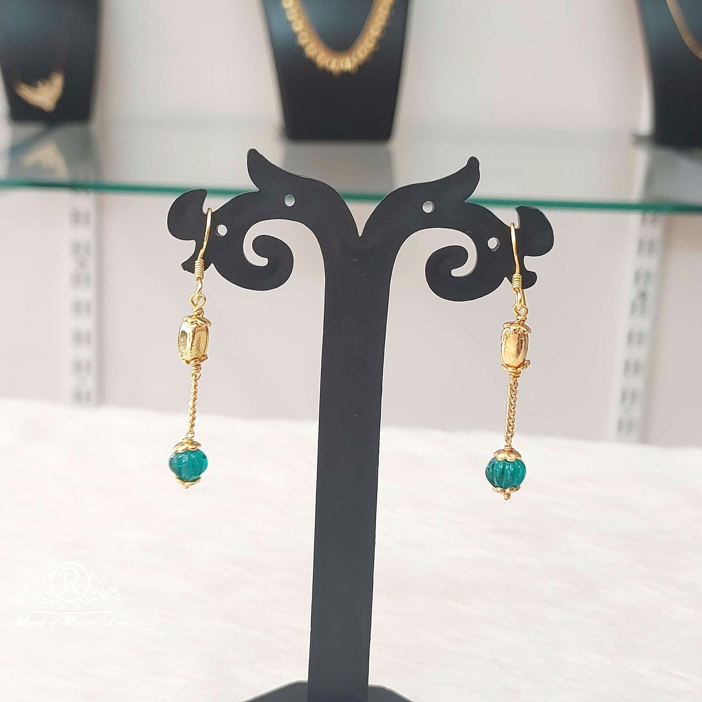 Silver Hanging Earrings-S952