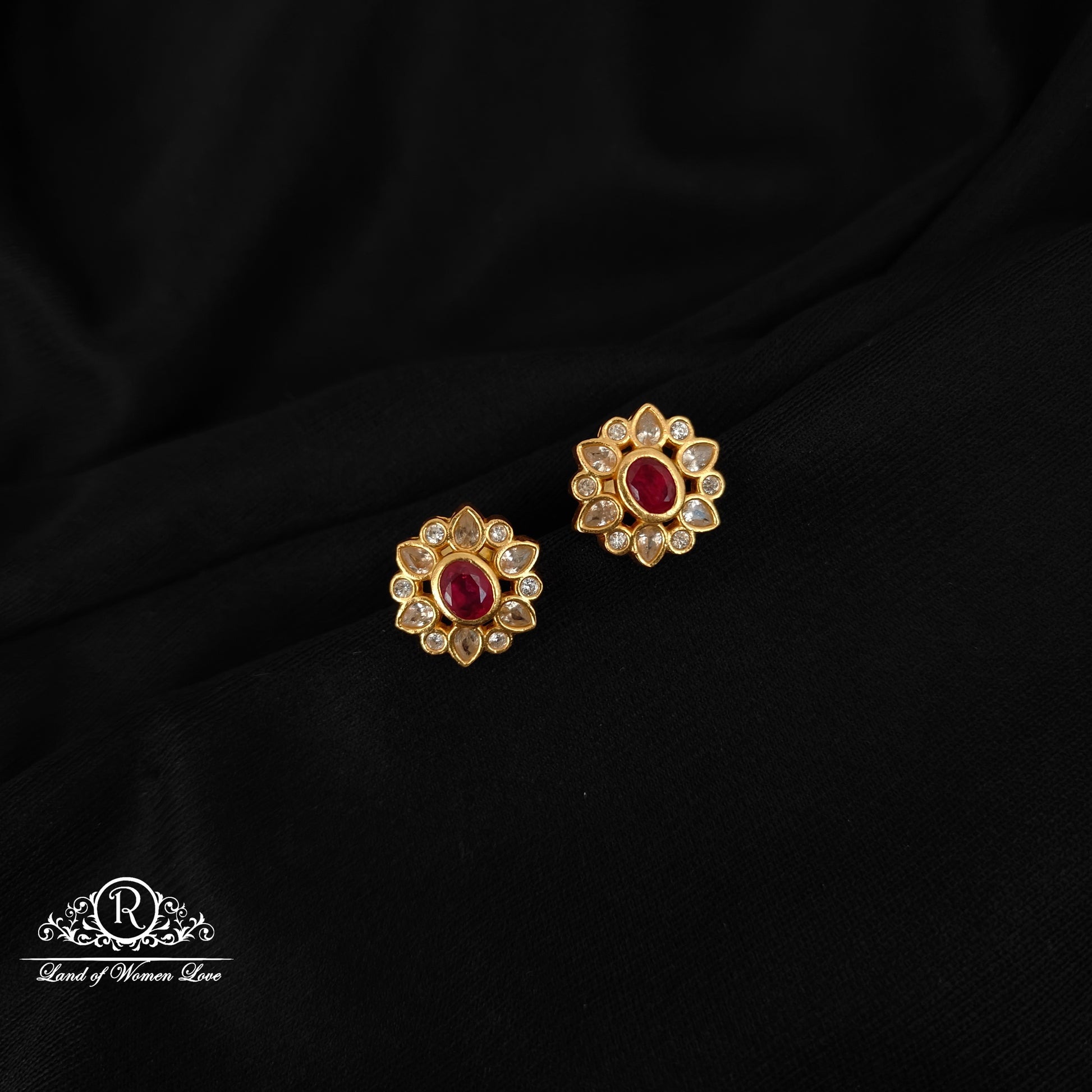 earrings 92.5 silver simple and cute earrings -rccp446-11 92.5 silver ramala jewelry / ramala collections