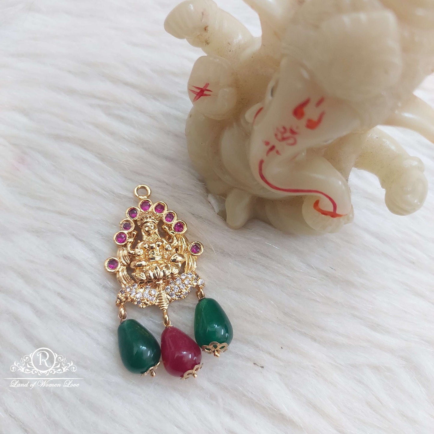 Silver Lakshmi Devi Locket-S159