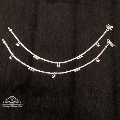 silver anklets-ss28 92.5 silver ramala jewelry / ramala collections