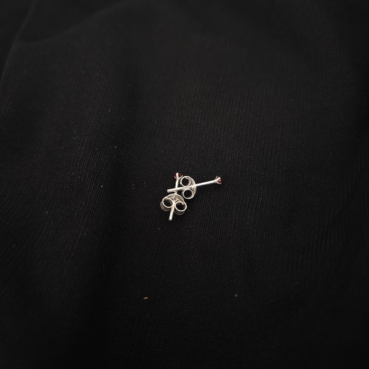 92.5 silver simple and Cute earrings - RCHS46-02