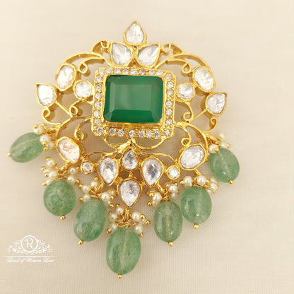 Silver Moissanites Pendant-D007