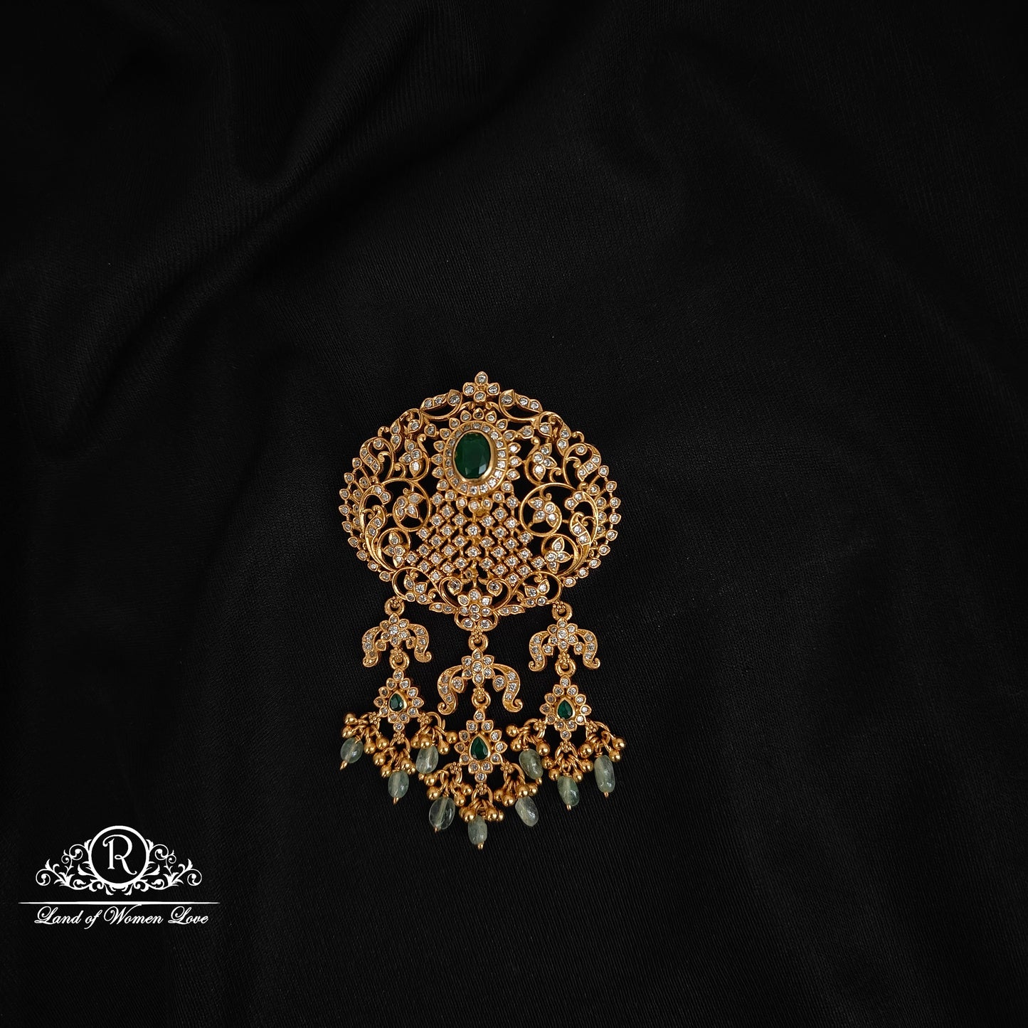 pendant 92.5 silver cz-'s beautiful pendant-rccp356 cz 92.5 silver ramala jewelry / ramala collections