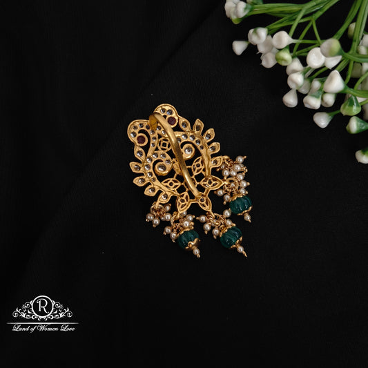 92.5 Silver beautiful pendant with CZ-'s-RCDS0130