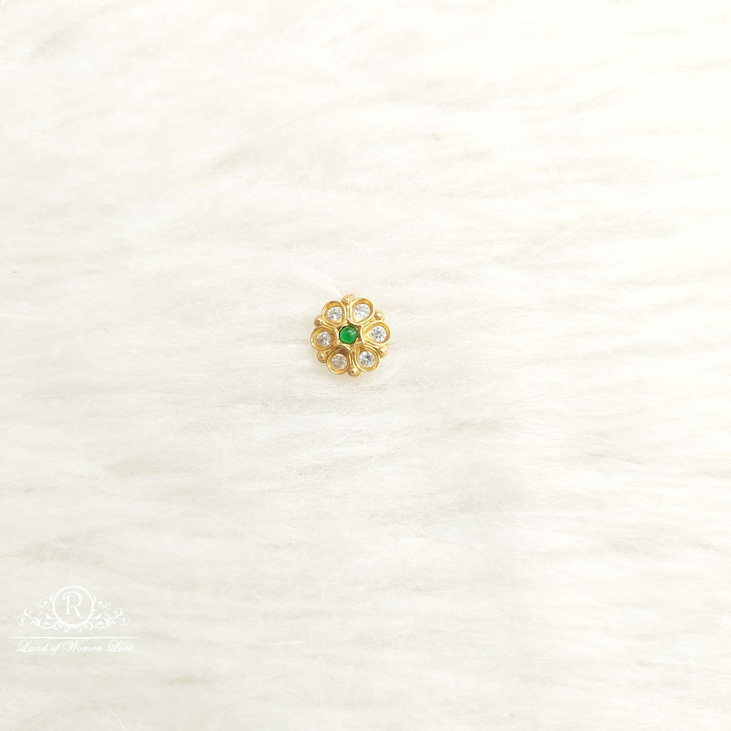 nose pin silver nose pins-sa507-6 92.5 silver ramala jewelry / ramala collections