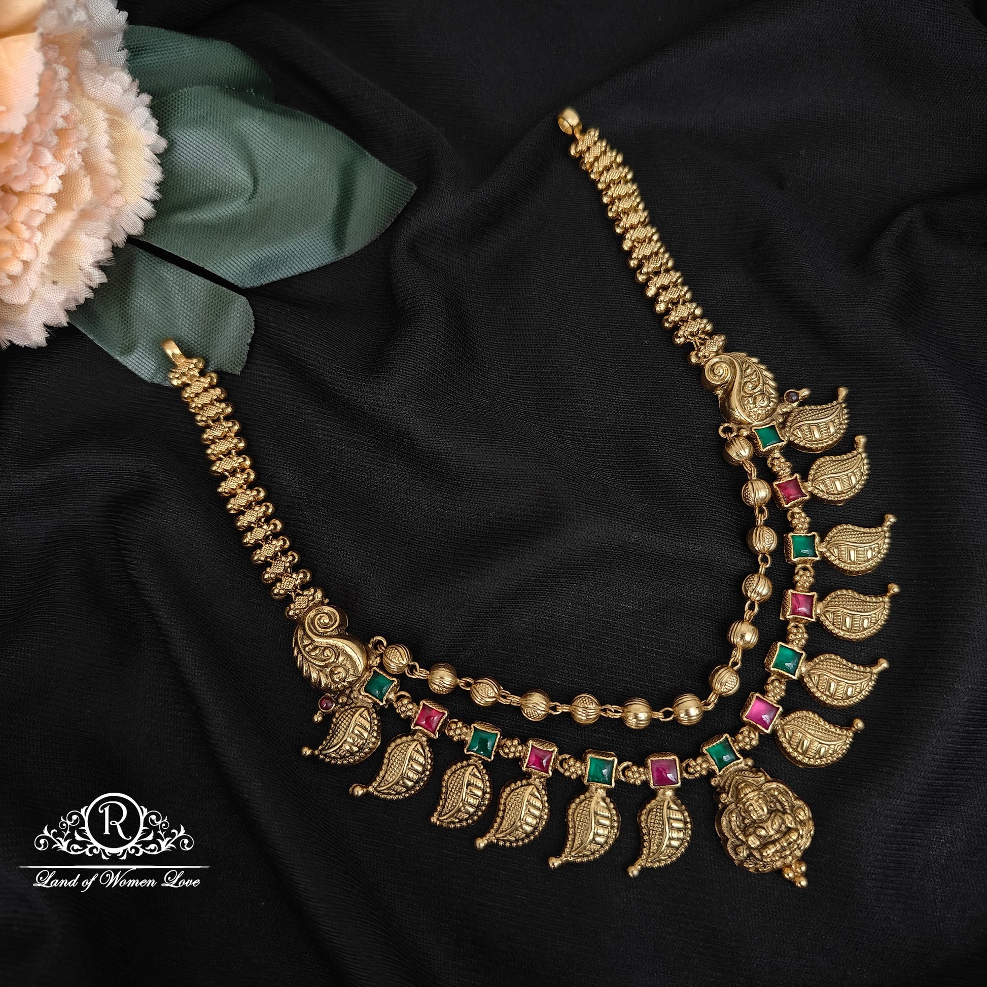 necklace 92.5 silver simple and cute necklace - rcbg015 92.5 silver ramala jewelry / ramala collections