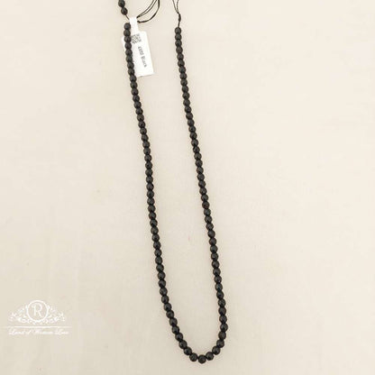 4MM Black Zaid Round Beads-MJ10-3