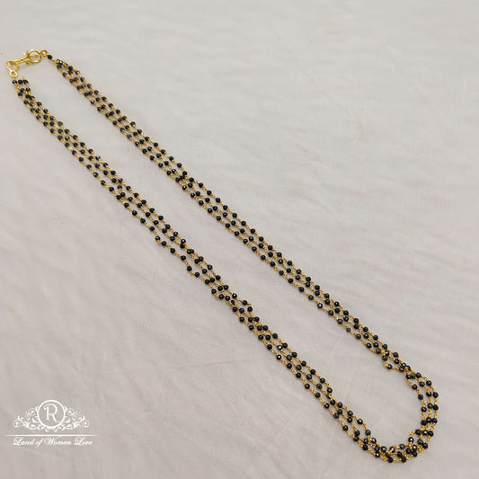 chain silver yash colour beads chain-rch385 92.5 silver ramala jewelry / ramala collections