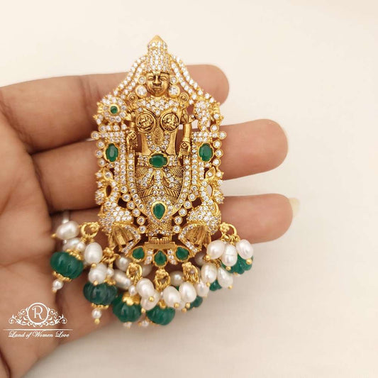 Silver Venkateswara Swamy Locket-D026