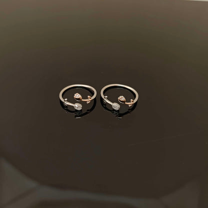 Silver Toe Rings-RCT249