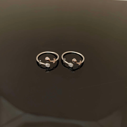 Silver Toe Rings-RCT249