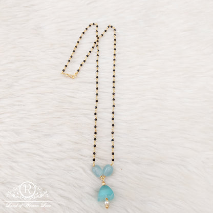 Silver black beads-RI10