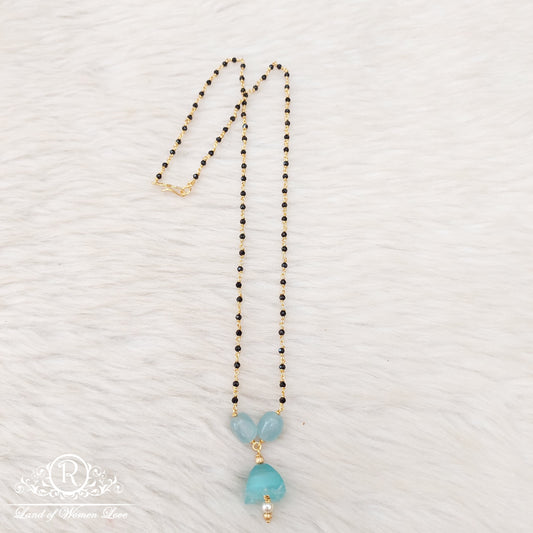 Silver black beads-RI10