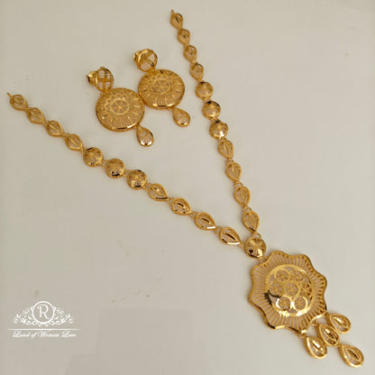 earrings 92.5 silver beautiful necklace with earrings set -rcm180 92.5 silver ramala jewelry / ramala collections