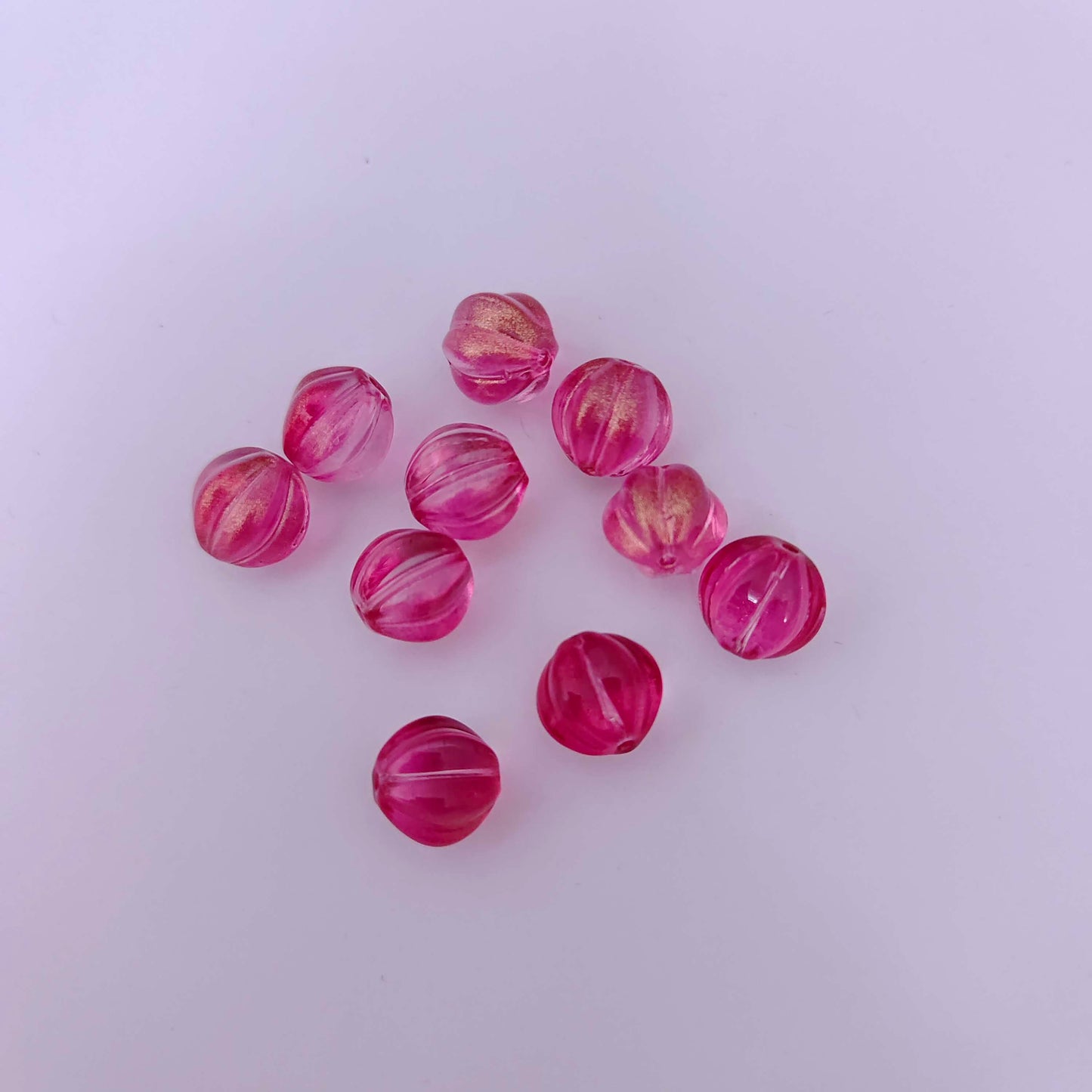 glass pumpkin beads collection -rcmj85-12 92.5 silver ramala jewelry / ramala collections