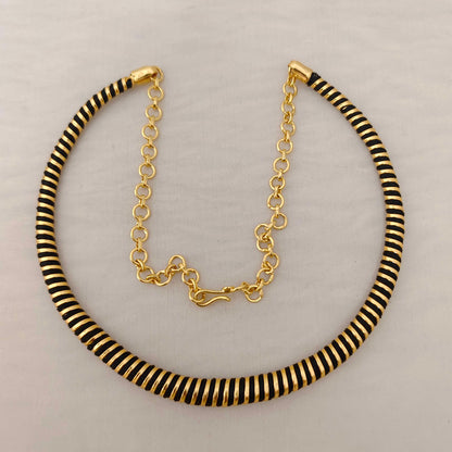 Silver black theard kante designs-RCD274