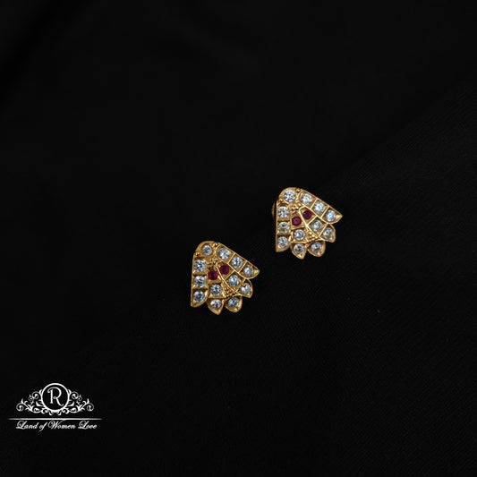earrings 92.5 silver simple and cute earrings -rccp446-3 92.5 silver ramala jewelry / ramala collections