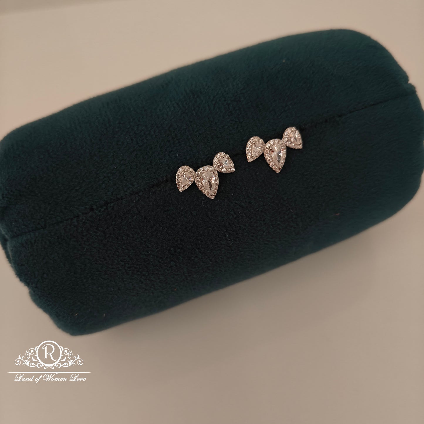 92.5 silver simple and Cute necklace with earrings set -RCVH08