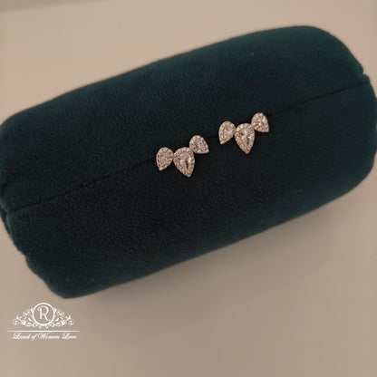 92.5 silver simple and Cute necklace with earrings set -RCVH08