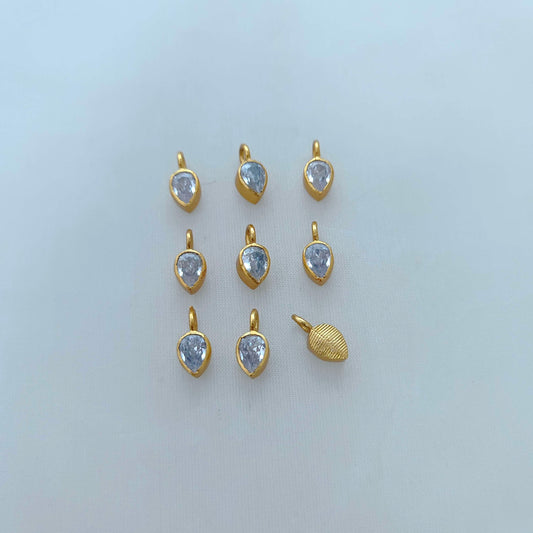 Silver white stone two in one leaf locket-RCA108