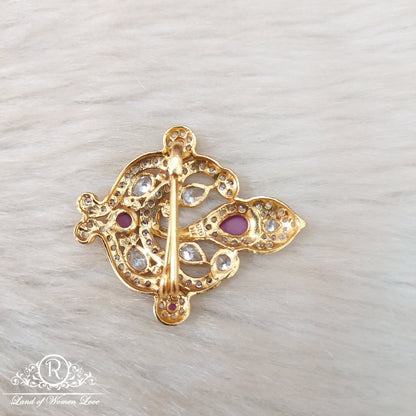 Silver Saree Pin designs