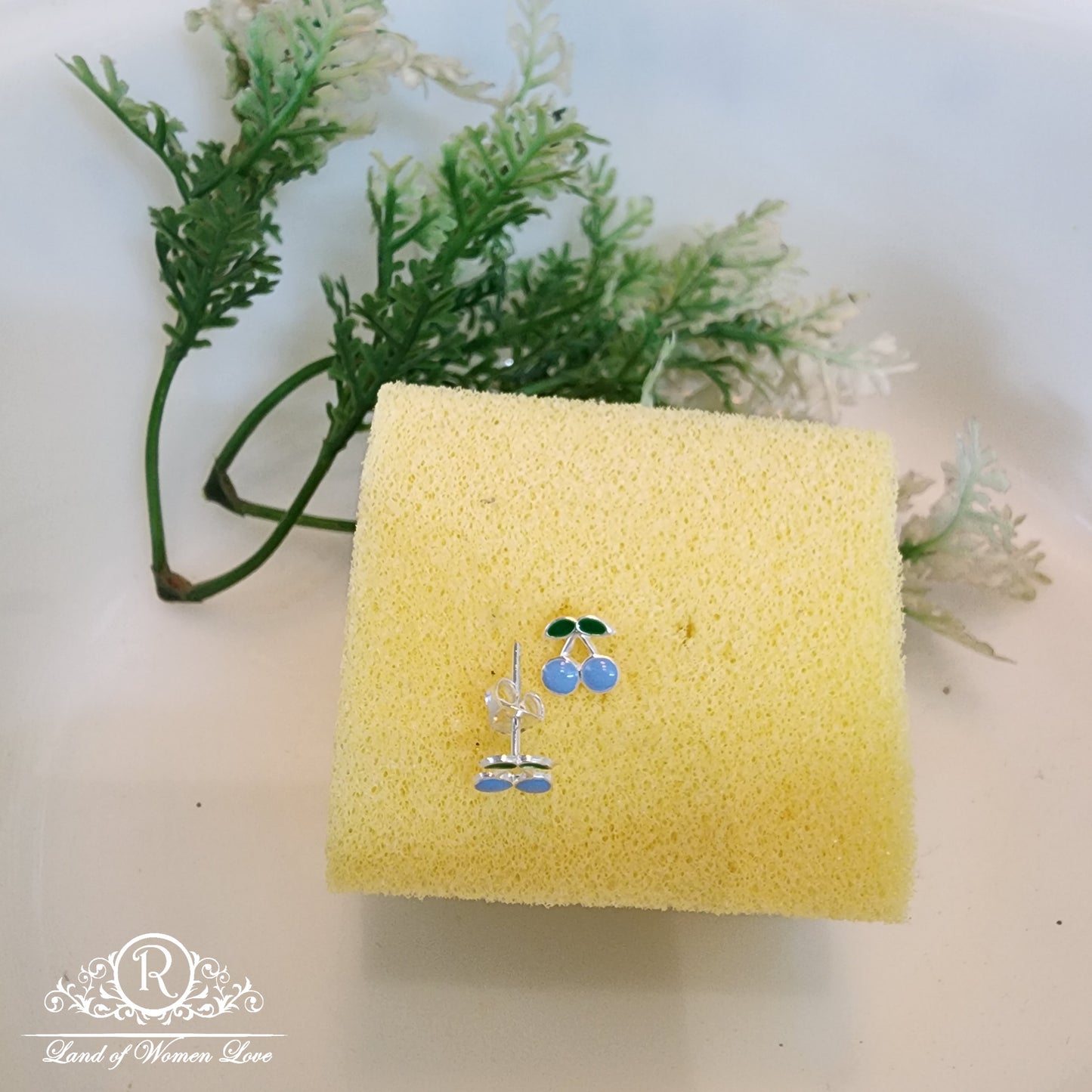 Silver kids earrings -RCRC1-15