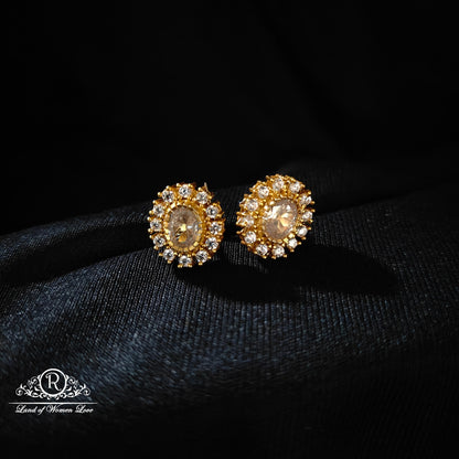 earrings silver earrings -rcm384 cz 92.5 silver ramala jewelry / ramala collections