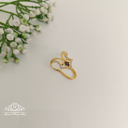 ring 92.5 silver simple and cute cz- stones vanki ring cz 92.5 silver ramala jewelry / ramala collections