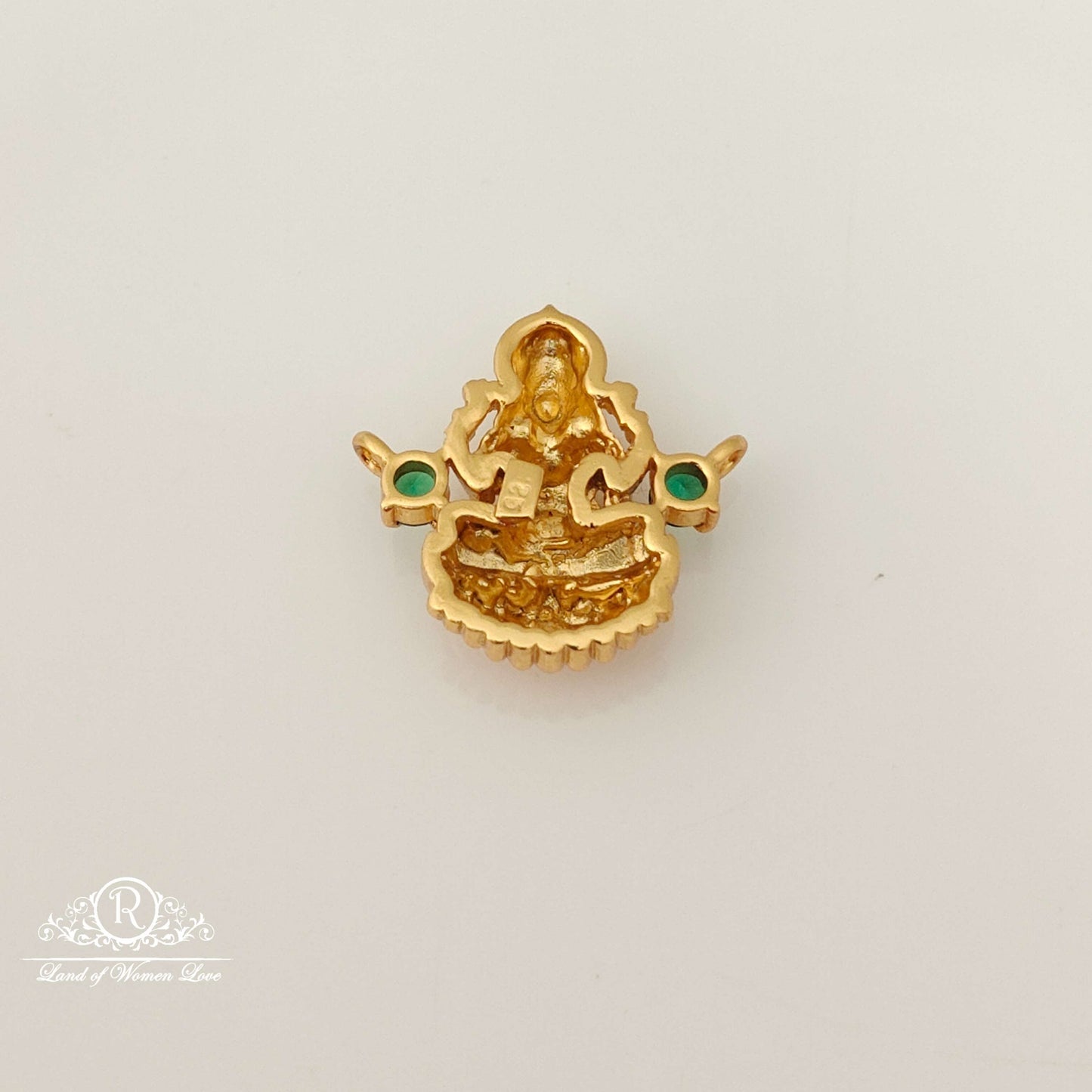 Silver Lakshmi Devi Design Mala Locket-RCSD13